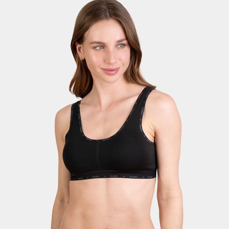 Peto Bonded Algodón Sin Arco y con Padding Removible Mujer