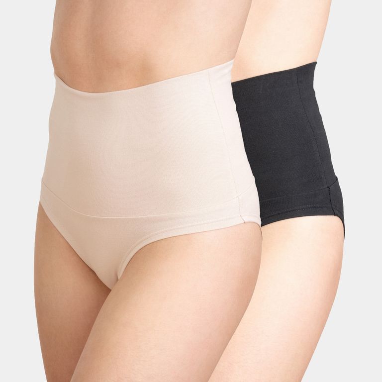 Pack 2 Hikini Maternal Algodón Pretina Doble Función Mujer