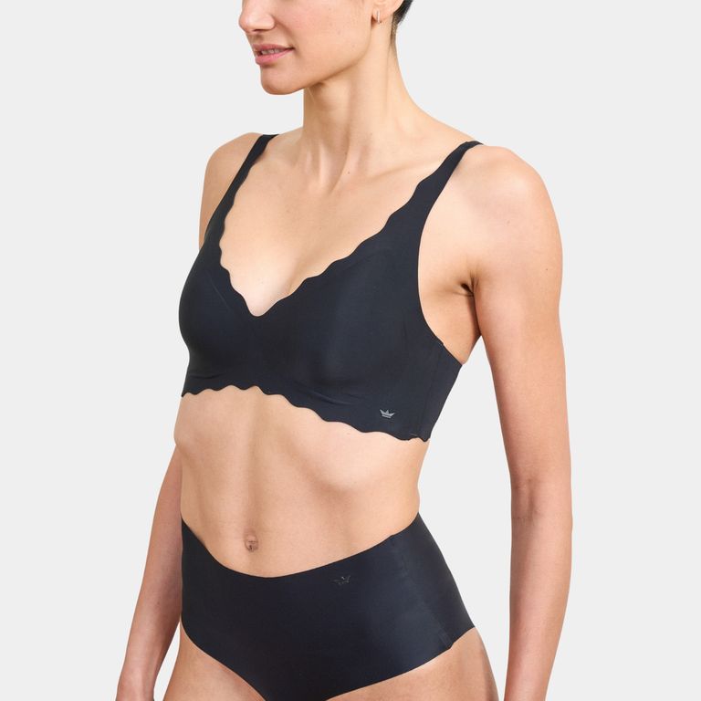 Sostén Microfibra Bonded con Ondas Mujer