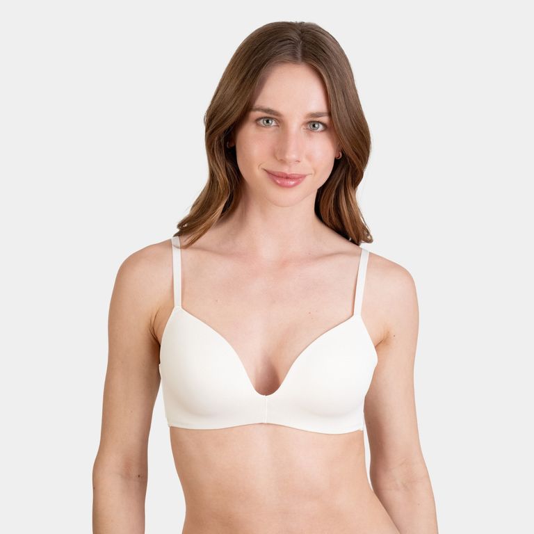 Sostén Microfibra Sin Arco y Padding Mujer