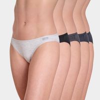 Pack 5 Bikini Algodón Mujer