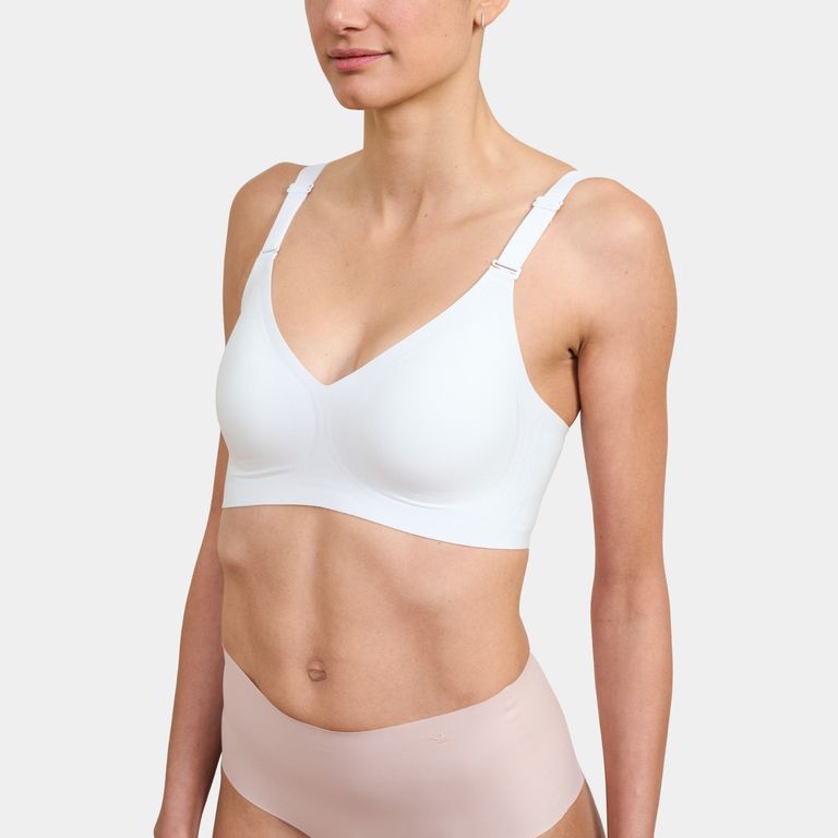 Sostén Microfibra Sin Arco y con Padding Removible Mujer