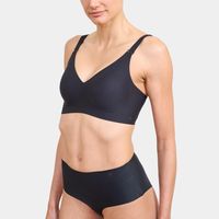 Sostén Microfibra Sin Arco y con Padding Removible Mujer