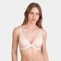 Sostén Encaje con Arco y Padding Mujer