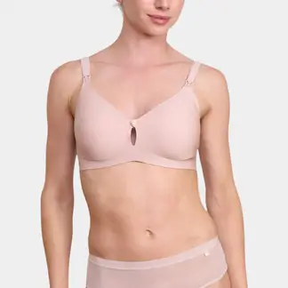 PALMERS - Sostén Maternal Microfibra Sin Arco y con Padding Removible Mujer