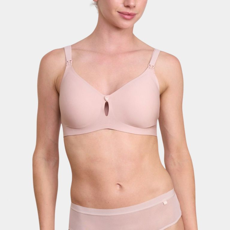 Sostén Maternal Microfibra Sin Arco y con Padding Removible Mujer