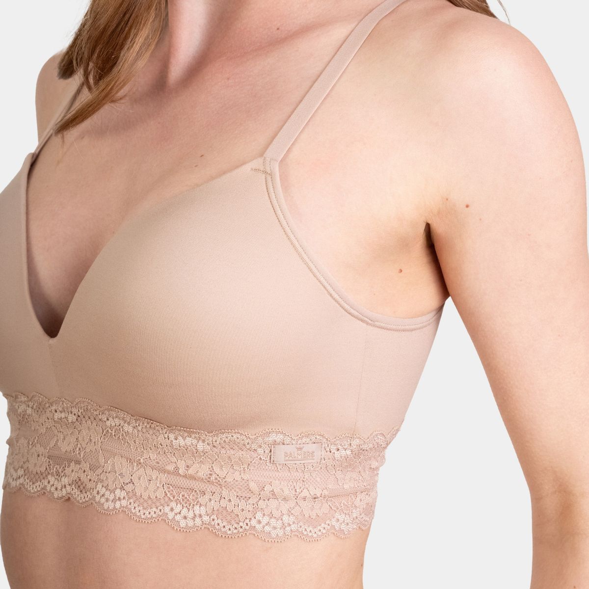 PALMERS - Sostén Microfibra Sin Arco y con Padding Mujer Palmers