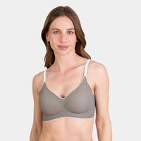 Sostén Microfibra Rib Sin Arco y con Padding Mujer