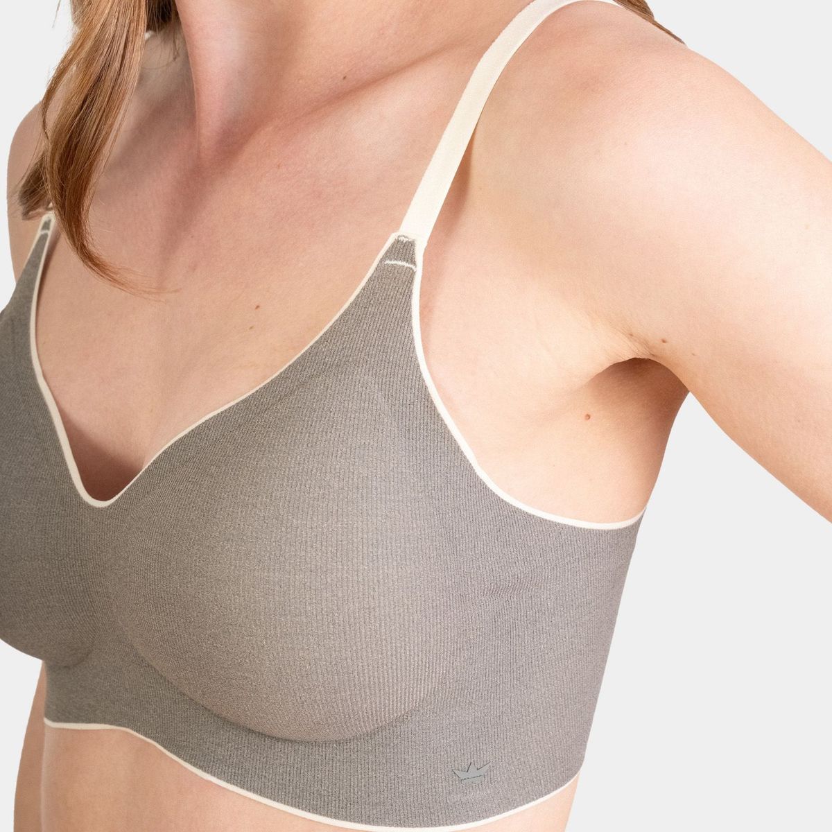 PALMERS - Sostén Microfibra Rib Sin Arco y con Padding Mujer Palmers