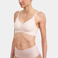 Sostén Microfibra Rib Sin Arco y con Padding Mujer