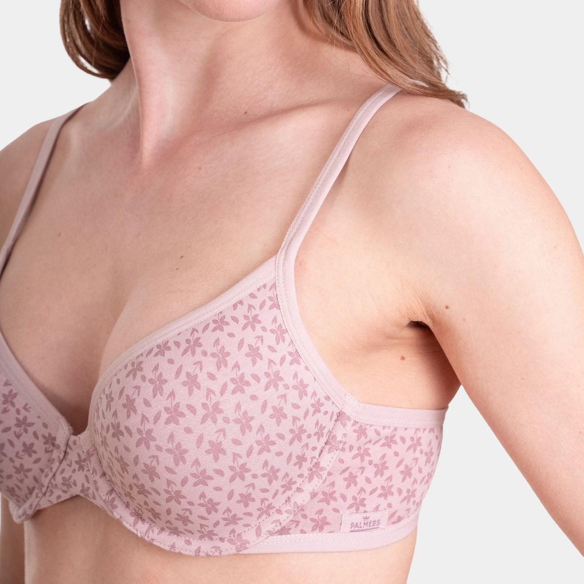PALMERS - Pack 2 Sostén Algodón con Arco y Padding Mujer Palmers