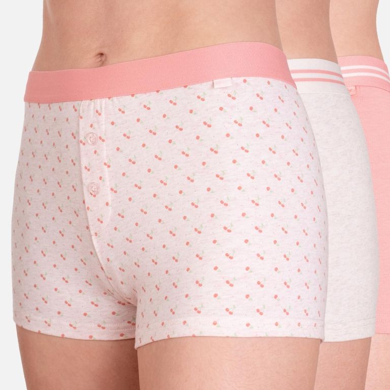 Pack 3 Short Algodon Mujer