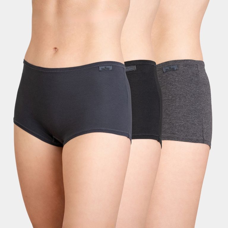 Pack 3 Pantaleta Alta Algodón Mujer