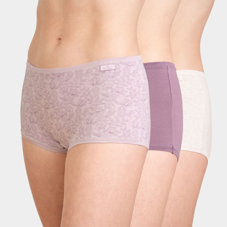 Pack 3 Pantaleta Alta Algodón Mujer