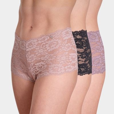 Imagen 1 del producto Pack 3 Pantaleta Encaje Mujer