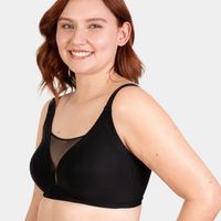 Sostén Microfibra Bondeado con Mesh Mujer