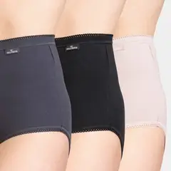 PALMERS - Pack De 3 Pantaletas Algodón Mujer