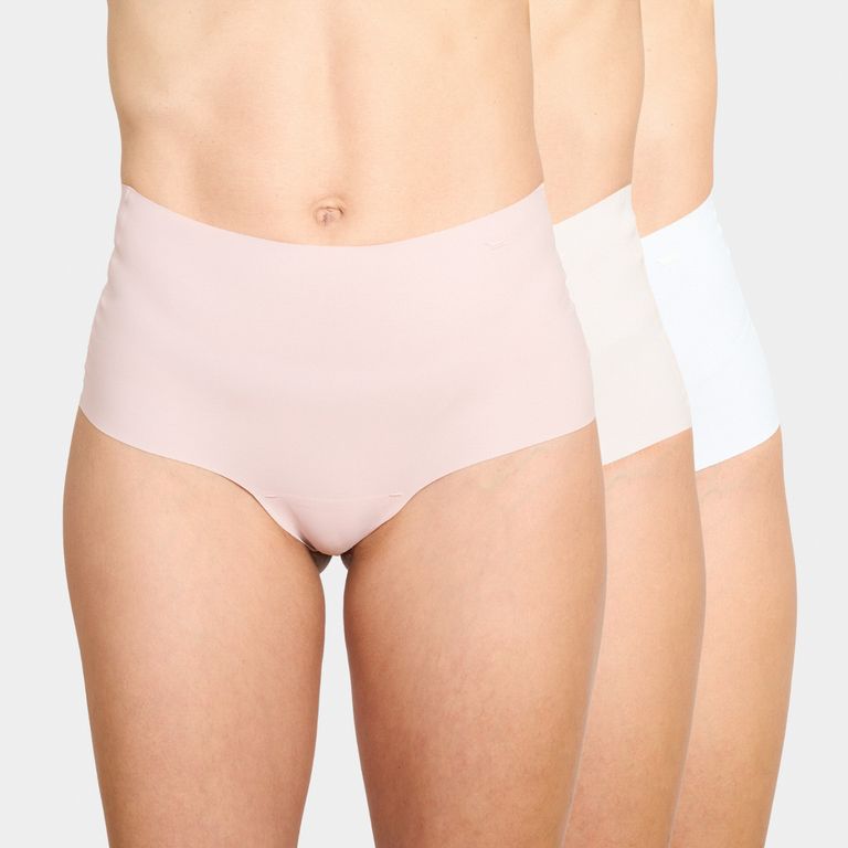 Pack 3 Culotte Alto Microfibra Mujer