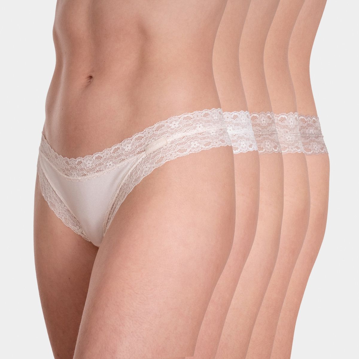 PALMERS - Pack 5 Mini Culotte Algodón Encaje Mujer Palmers