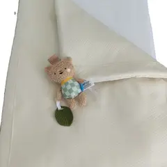 BEE BEE - Cobertor Colecho Pique Beige