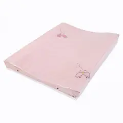 BEE BEE - Mudador Simple Anat Bordado Mariposas Rosado