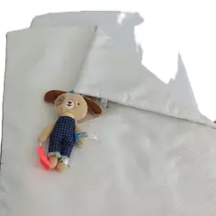 BEE BEE - Cobertor Colecho Pique Blanco