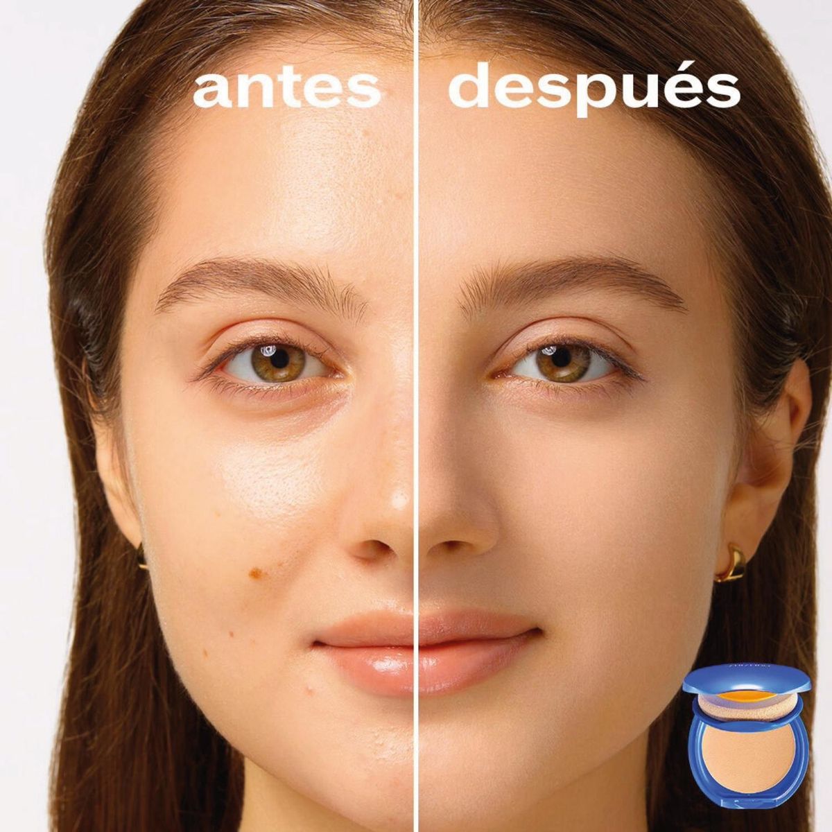 SHISEIDO - Empty, Small Makeup Case for UV Protective Foundation Shiseido