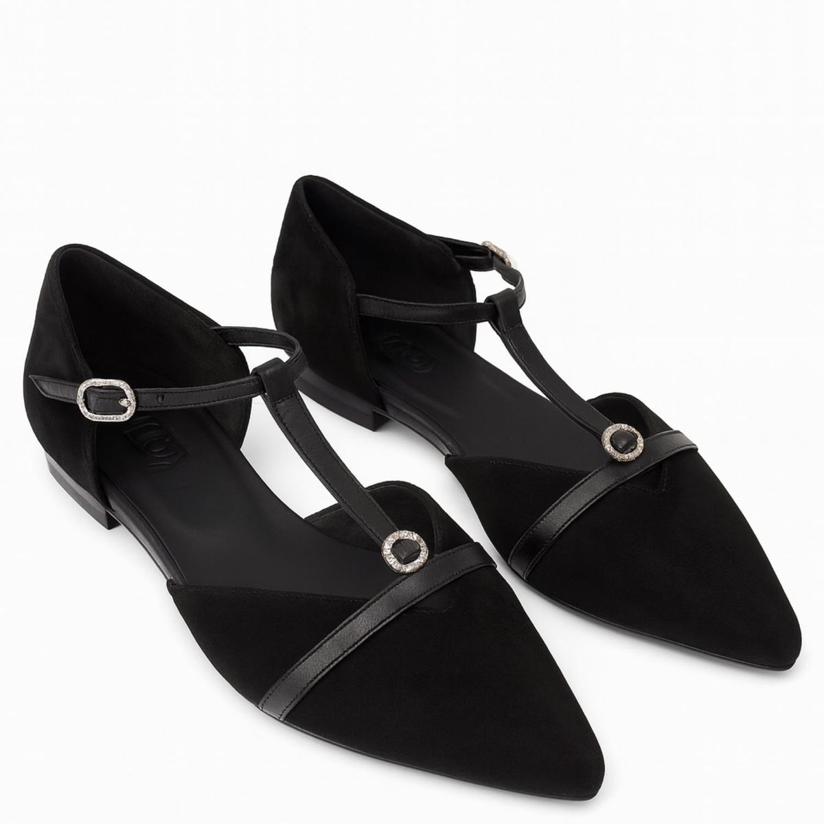 ALBA Y ADELA - Mocasin Mujer Negro Alba y Adela