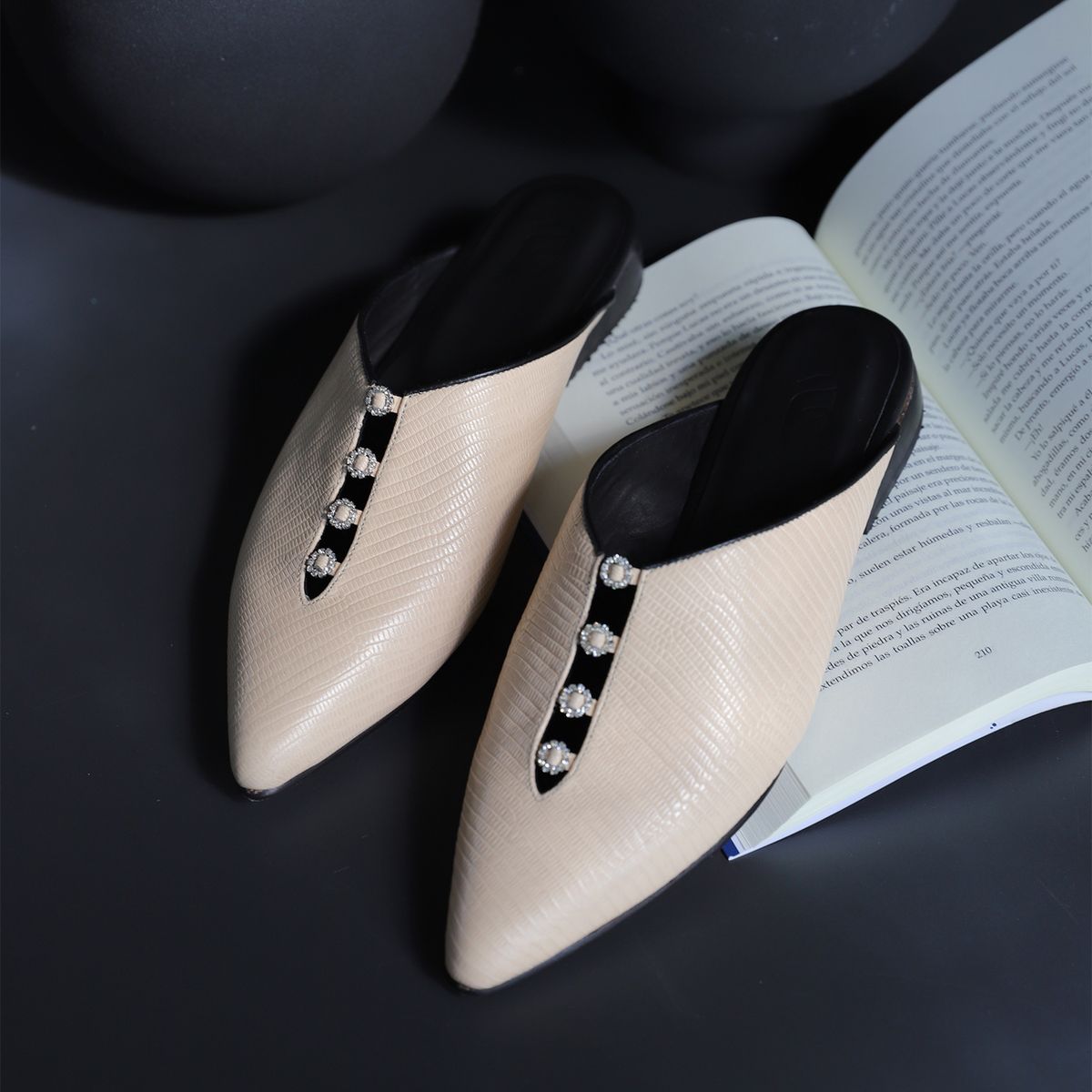 ALBA Y ADELA - Mocasín Mujer Blanco Alba y Adela