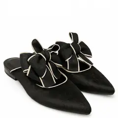 ALBA Y ADELA - Mocasin Mujer Negro