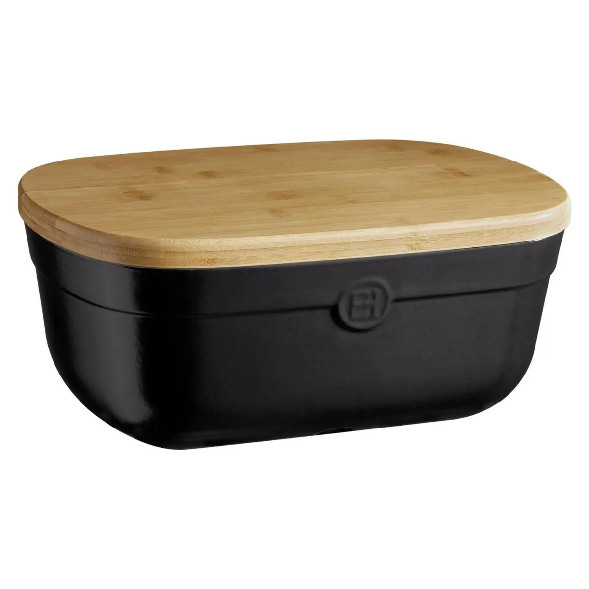 EMILE HENRY - Panera Cerámica Con Tapa Madera 35.5x25X15.5 cm Emile Henry