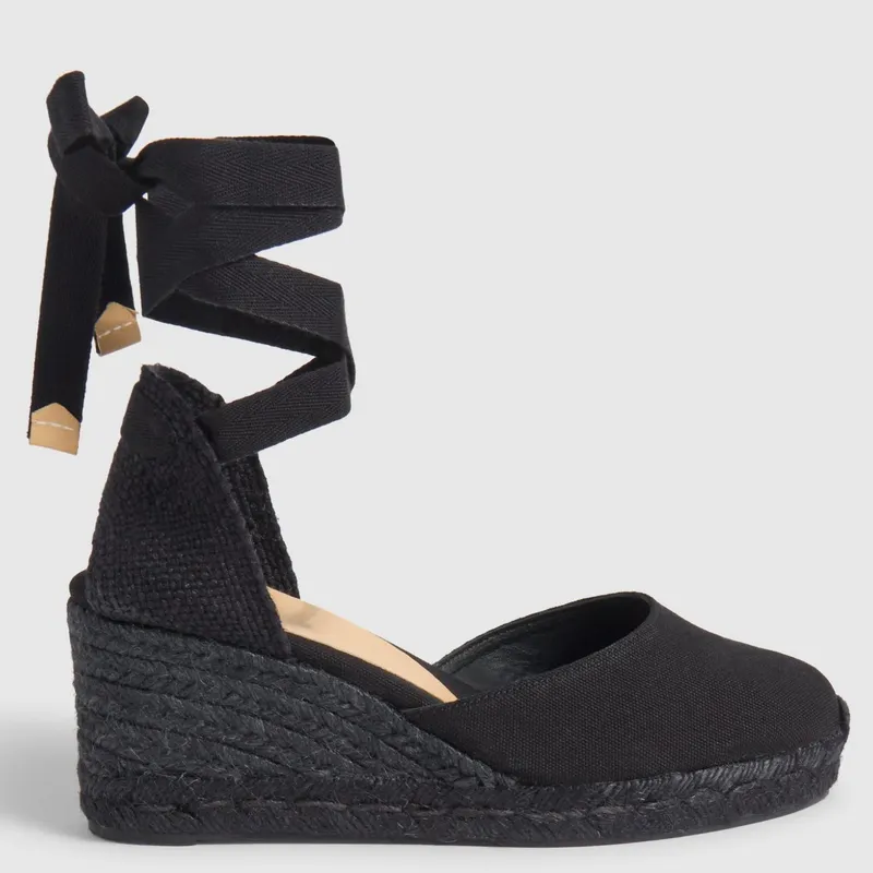 CASTANER - Alpargata Mujer Negro Castaner