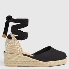 CASTANER - Alpargata Mujer Negro