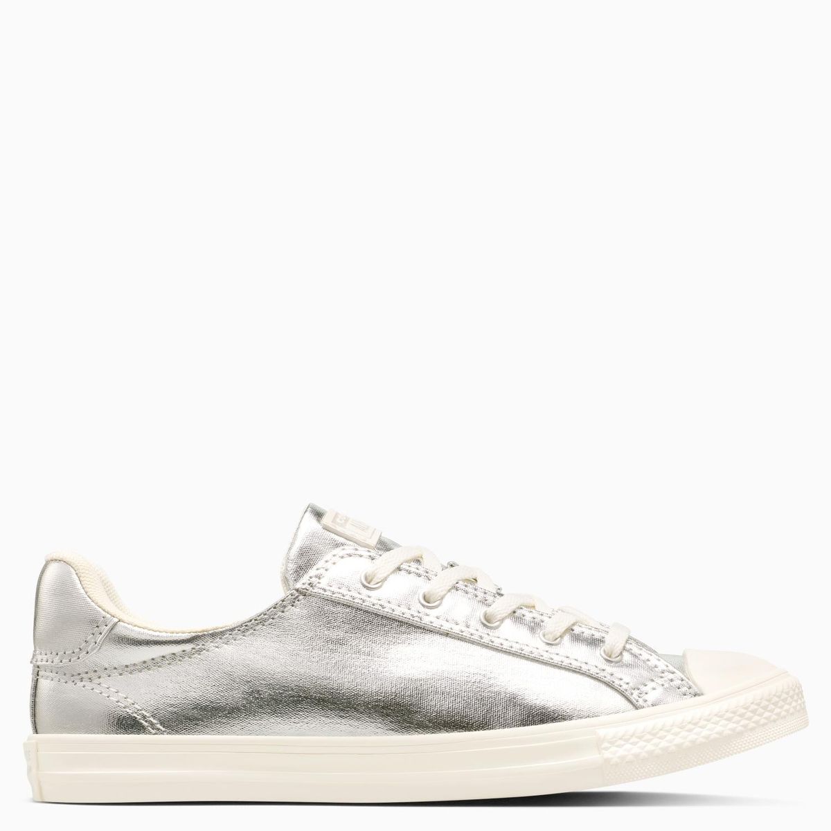 CONVERSE - Chuck Taylor All Star Dainty Lucky Zapatilla Urbana Mujer Plata Converse