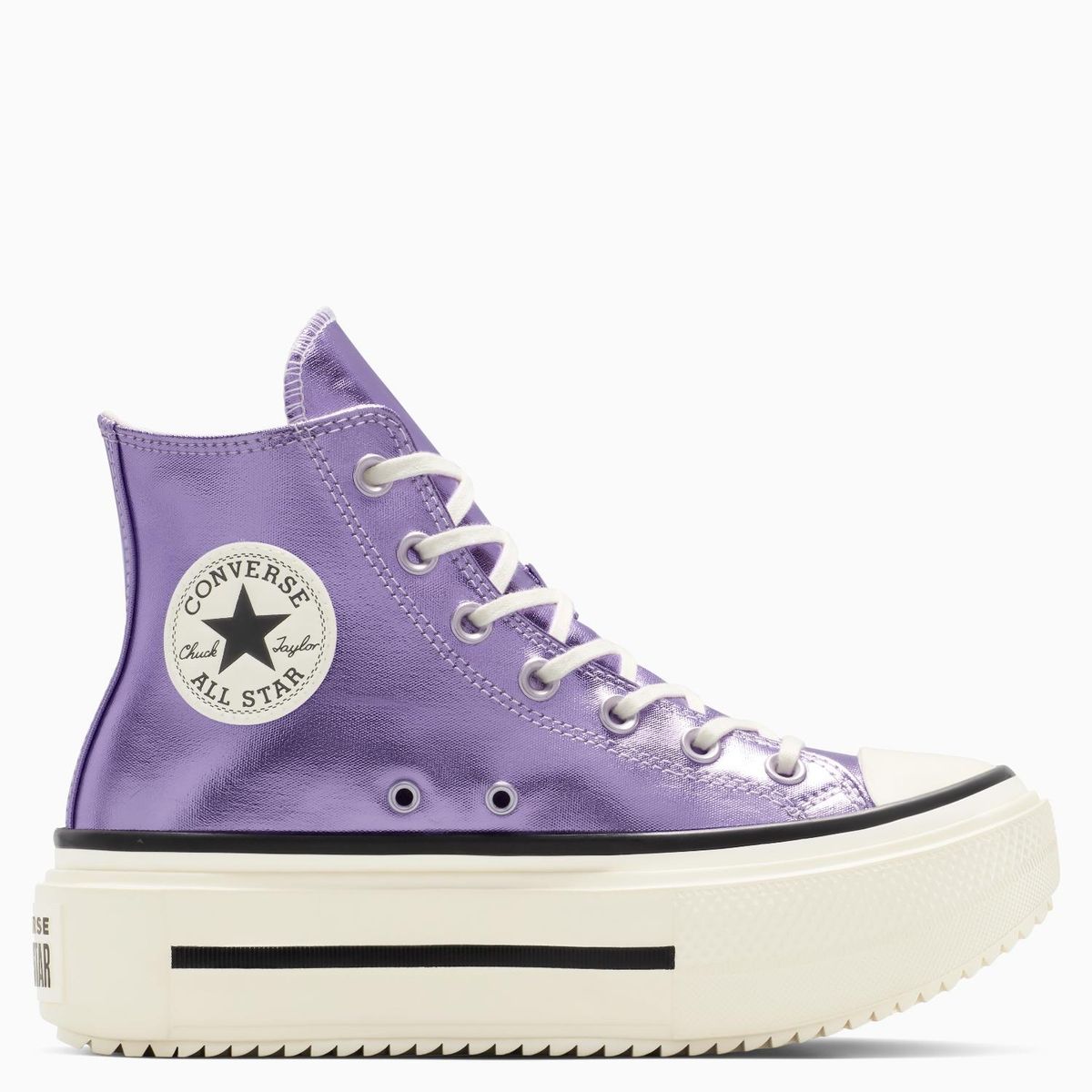 CONVERSE - Chuck Taylor All Star Lift Double Stack Zapatilla Urbana Mujer Violeta Converse
