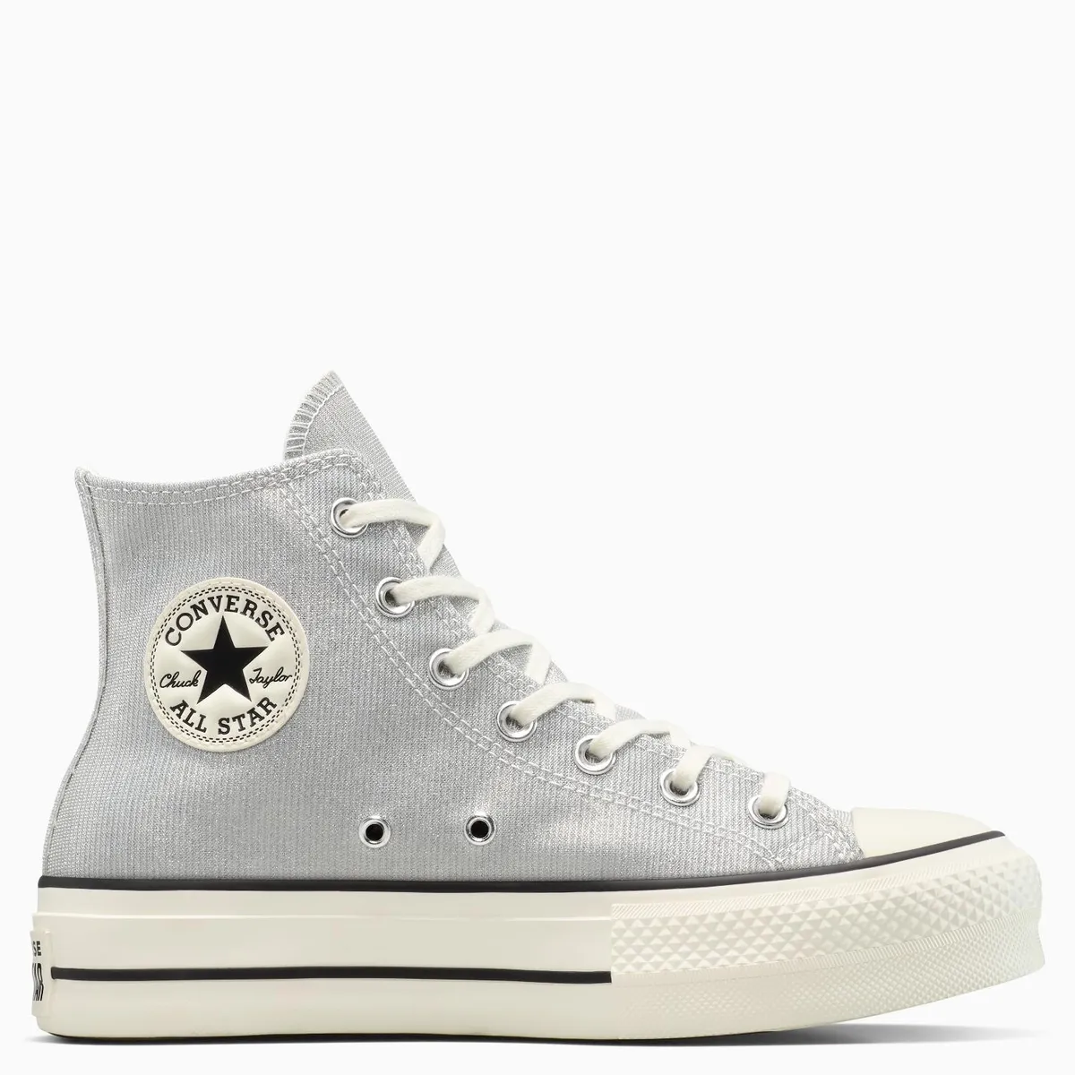 CONVERSE - Chuck Taylor All Star Lift Zapatilla Urbana Mujer Plata Converse