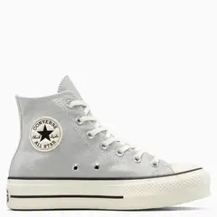 CONVERSE - Chuck Taylor All Star Lift Zapatilla Urbana Mujer Plata