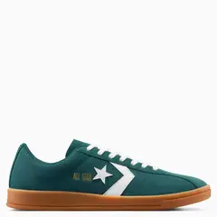 CONVERSE - All Star Classic Trainer Zapatilla Urbana Hombre Cuero Verde
