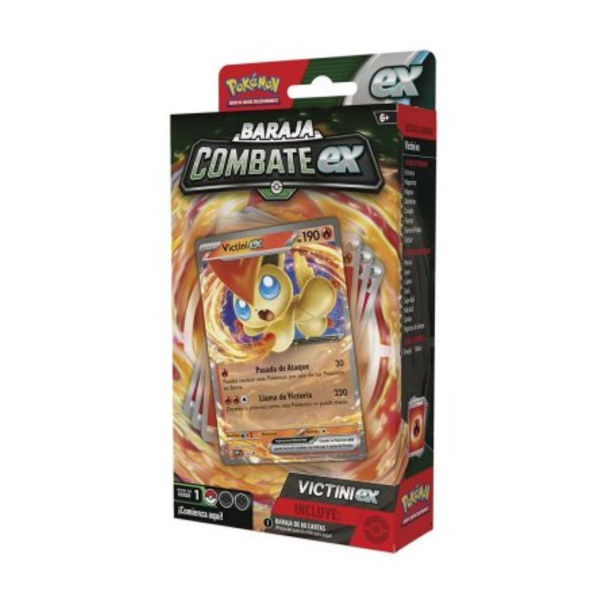 DEVIR - Cartas Pokemon: Barajas Combate (Surtido entre Victini ex - Miraidon ex)