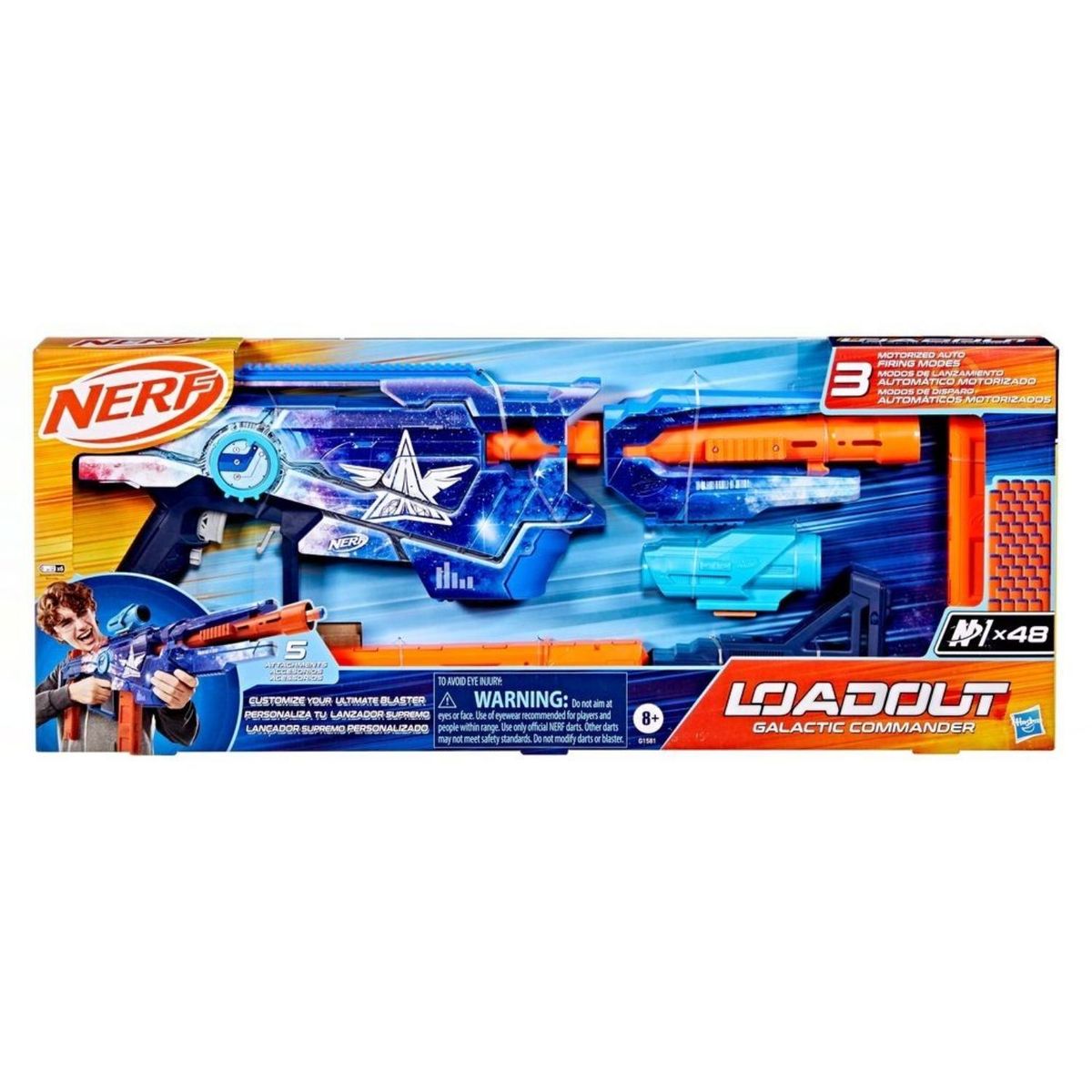 NERF - Lanzador Loadout Galactic Commander