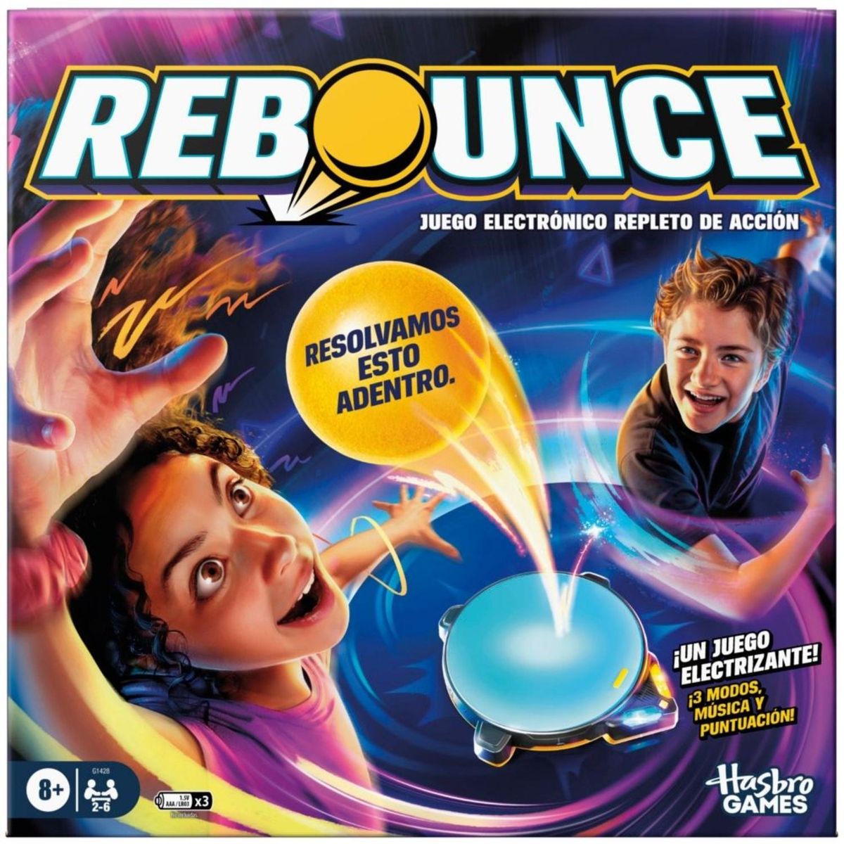 HASBRO GAMES - Juego Electrónico de Acción - Rebounce