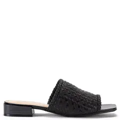 GACEL - Sandalia Mujer Cuero Negro