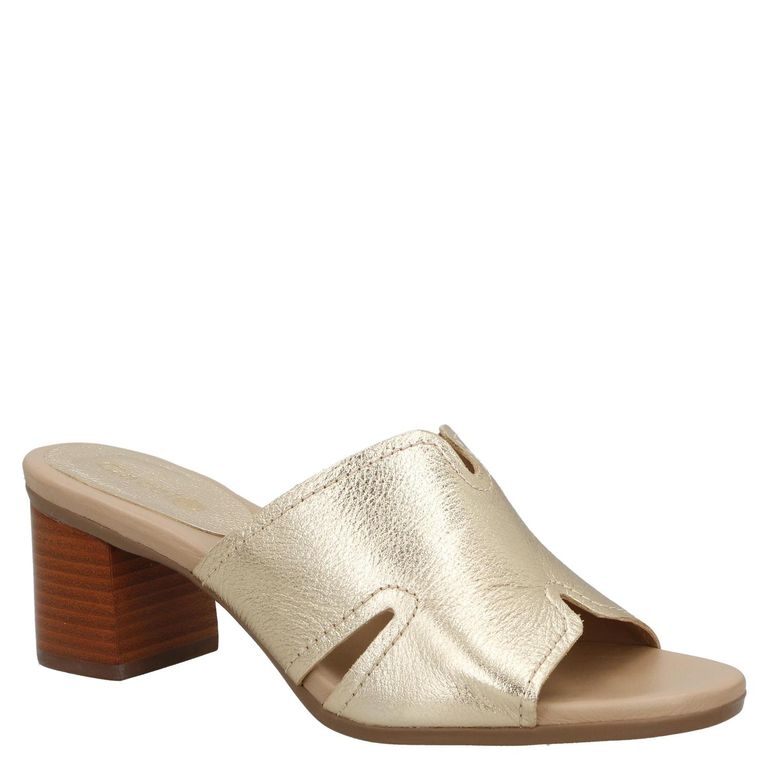 GACEL Sandalia Mujer Cuero Amarillo