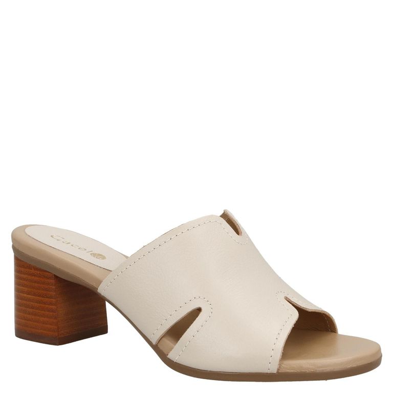 GACEL Sandalia Mujer Cuero Blanco