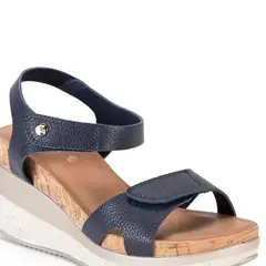 GACEL - Sandalia Mujer Cuero Azul