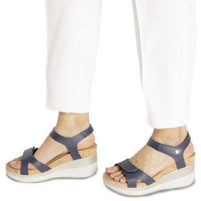 Imagen 2 del producto Sandalia Mujer Cuero Azul