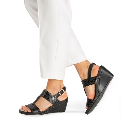 Imagen 2 del producto Sandalia Mujer Cuero Negro