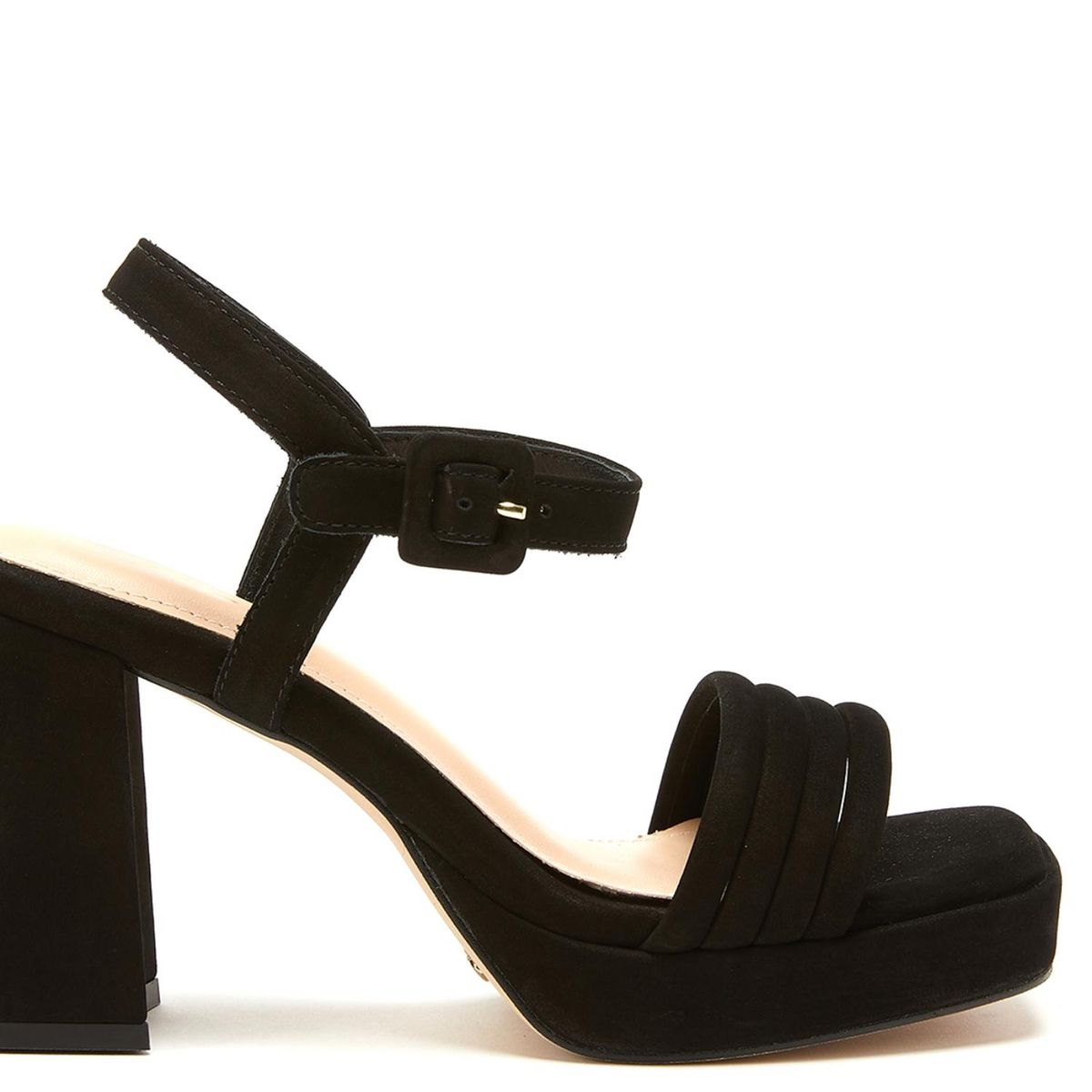 GACEL - Sandalia Mujer Cuero Negro Gacel