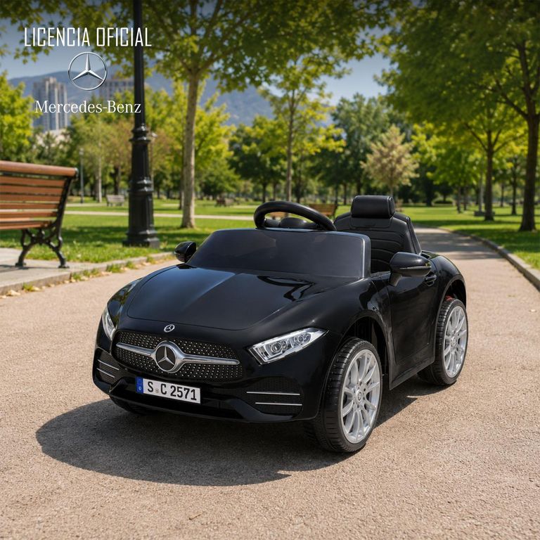 Auto a Batería Negro Mercedes Benz Cls350 12v 2Motores