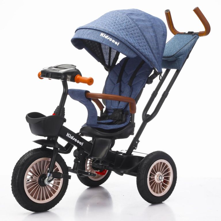 KIDSCOOL Triciclo Multifuncion Azul Luxor 360